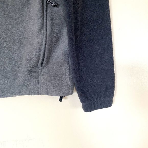 Columbia Men’s Black & Gray Full Zip Fleece Jacket Size Small EUC - Picture 6 of 12